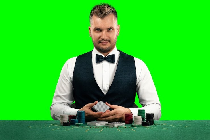 Tampilan meja live dealer Blackjack didigames